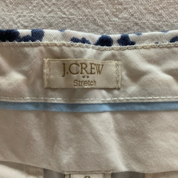 J. Crew shorts ladies navy blue & white leopard print Shorty shorts Size 4 - Picture 5 of 7